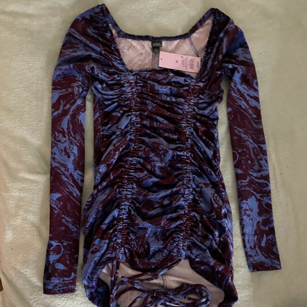 Wild Fable | Purple Marble Bodycon Dress